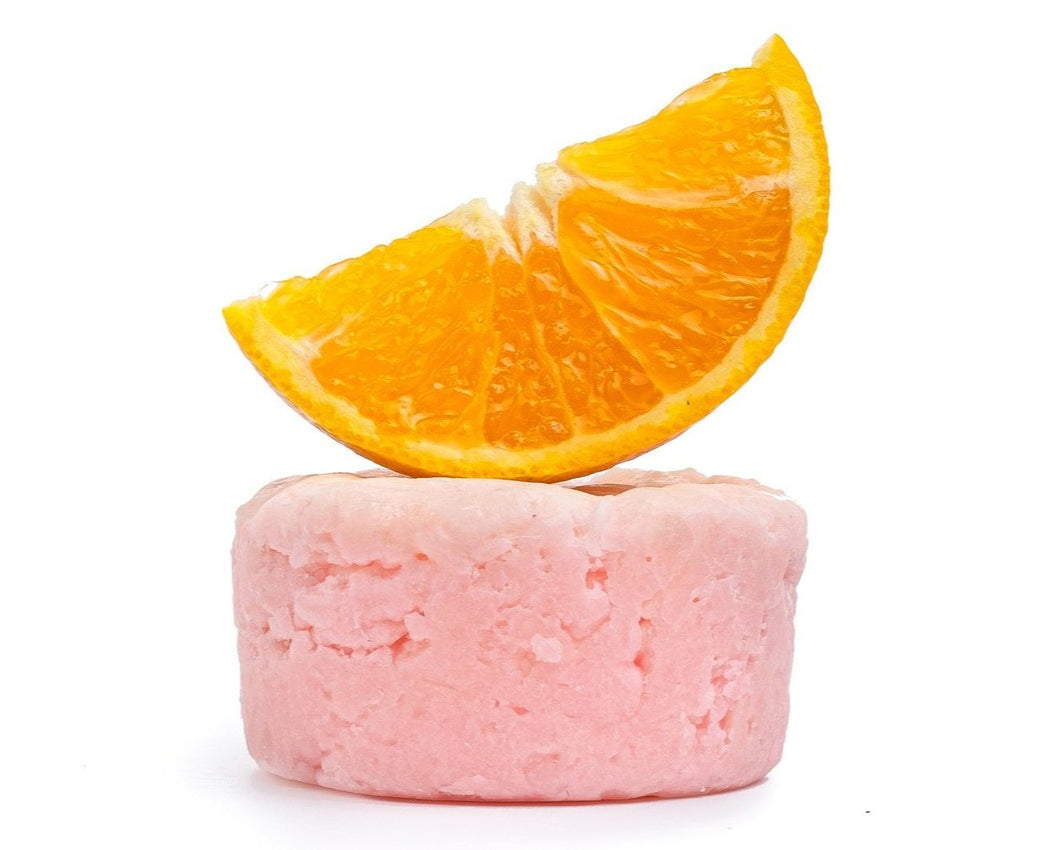 Pink Grapefruit Natural Solid Shampoo for Oily to Normal Hair with Grapefruit and Sweet Orange Essential Oils