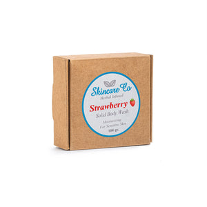 Strawberry Solid Moisturizing Body Wash with Cocoa Butter