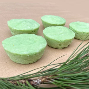 Christmas Tree Natural Solid Shampoo for Normal and Oily Hair and Healthy Scalp with Inulin