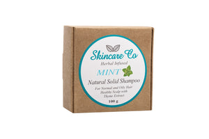 Argan Oil And Mint Natural Solid Shampoo for Oily Hair with Wild Thyme Extract