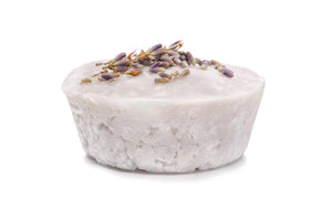 Lavender Natural Solid Shampoo for Normal to Oily Hair with Fractionated Coconut Oil