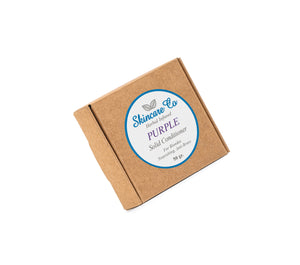 PURPLE NATURAL SOLID HAIR CONDITIONER FOR BLONDES - EU and UK